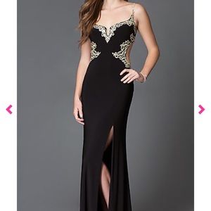 black prom dress